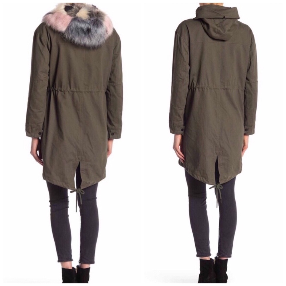 💥SALE 20%💥NWT,Bagatelle Faux Fur LinedParka,L,XL - Picture 3 of 7